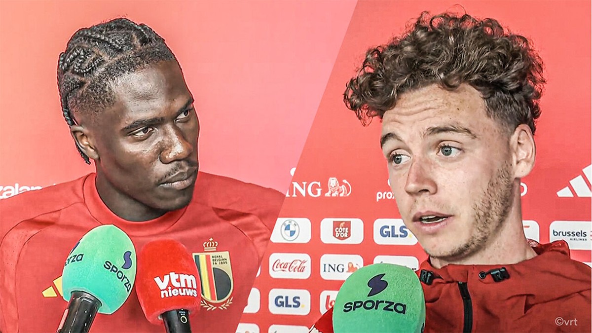 Amadou Onana blikt terug op "goede" test als verdediger en hint naar zijn WK-single: "Iedereen danste in kleedkamer"