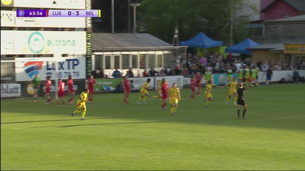 VIDEO - Bekijk de 7 goals van de Red Flames tegen Luxemburg
