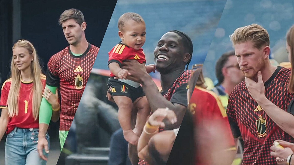 De Bruyne kreeg dikke knuffel, Onana dolde wat: Rode Duivels maken na match tijd voor familie en vrienden