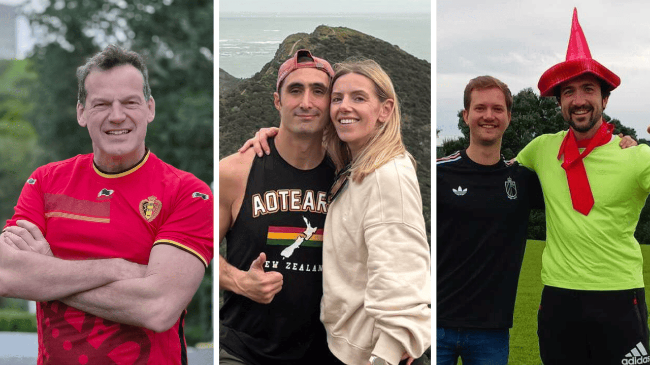 Deze Belgen in Nieuw-Zeeland zijn klaar voor beslissende wedstrijd: "Voor jullie is het koffie, voor ons een Leffe"