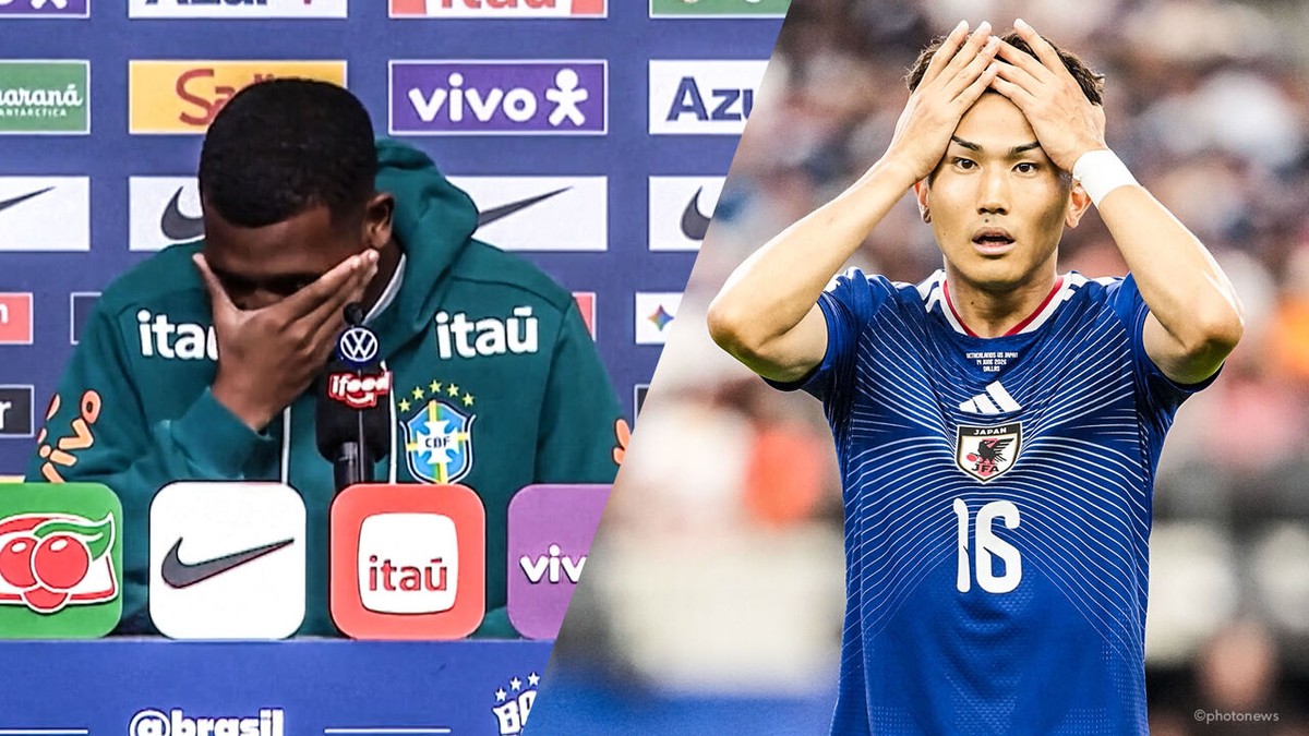 "Oh, boy...": Braziliaan Rayan valt pijnlijk door de mand op persmoment na vraag over kennis van Japanse selectie