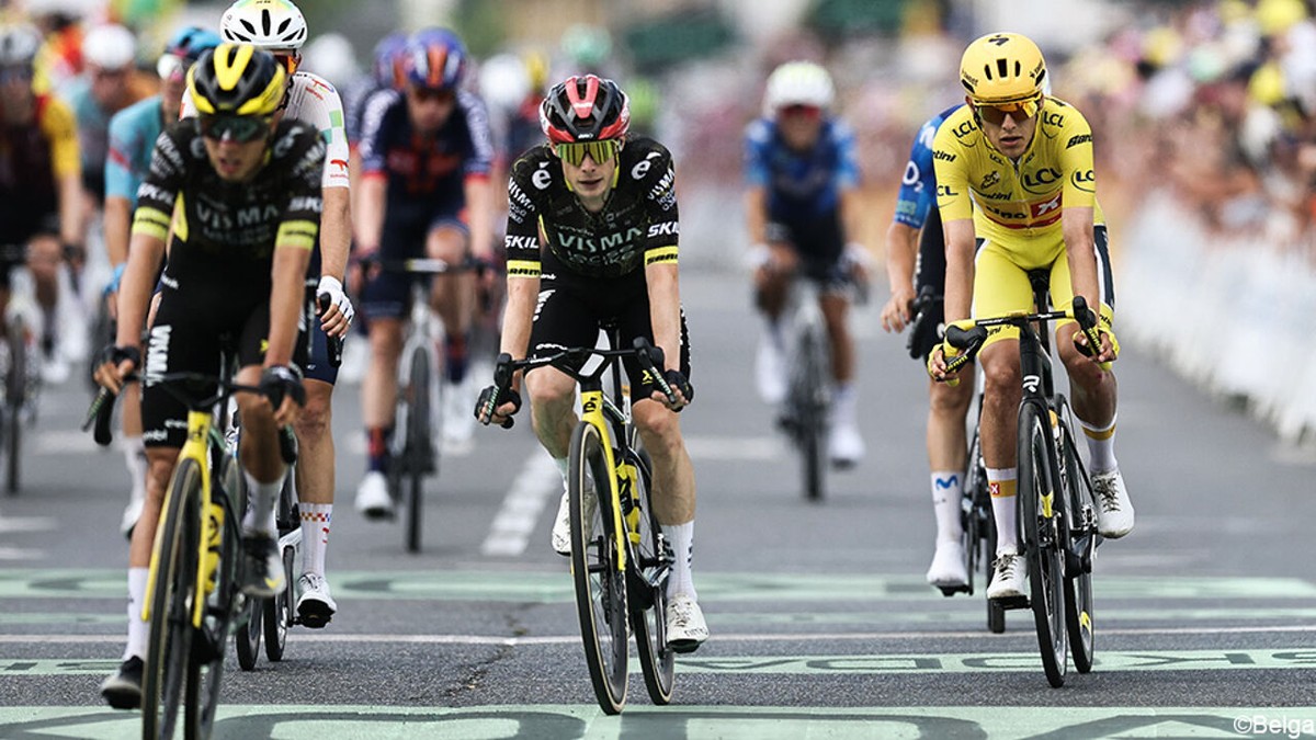 "Er waren geen gaatjes van 3 seconden": Jonas Vingegaard vermijdt tijdsverlies op fiets van Victor Campenaerts