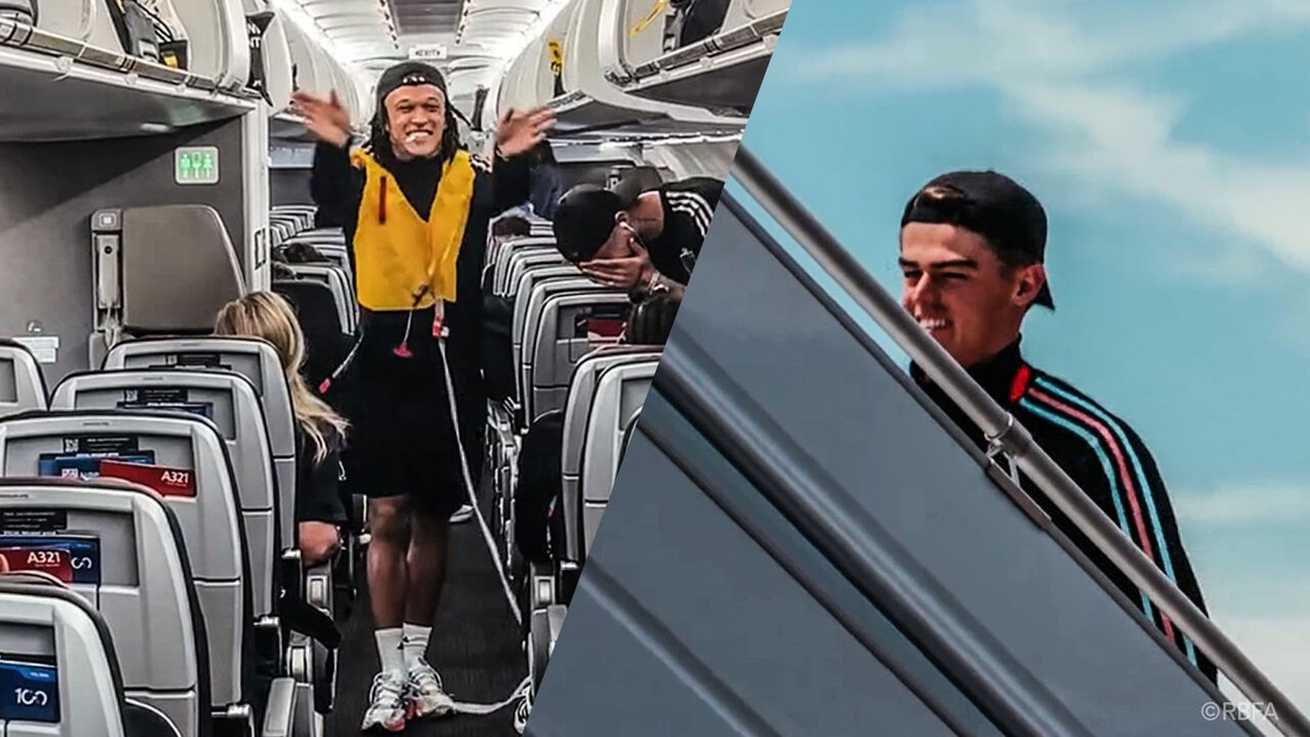LIVE: Een veilige vlucht naar Los Angeles voor de Rode Duivels, dankzij "steward" Diego Moreira