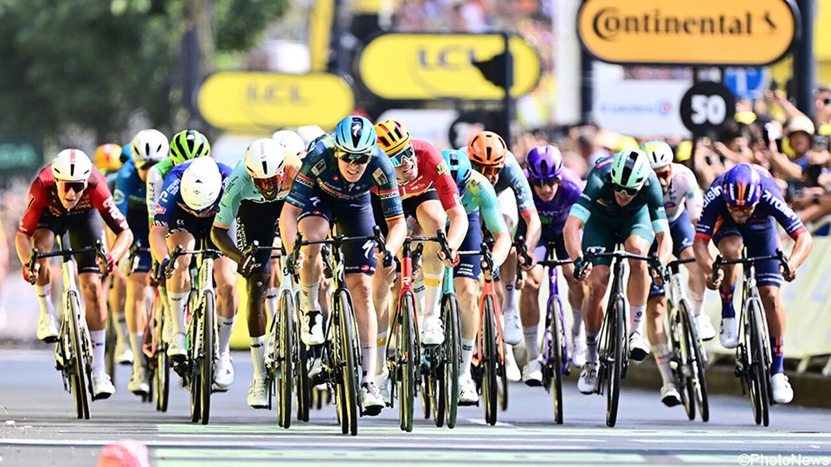 Klassementen na de 7e etappe in de Tour: Merlier en Philipsen op 4 en 5 in strijd voor de groene trui
