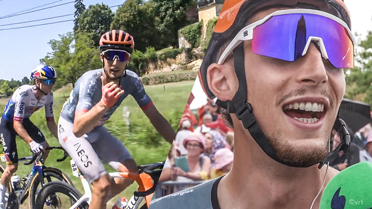 Spanje bakt Kévin Vauquelin een koekje van eigen deeg: "Ik heb goed gelachen met Remco Evenepoel"