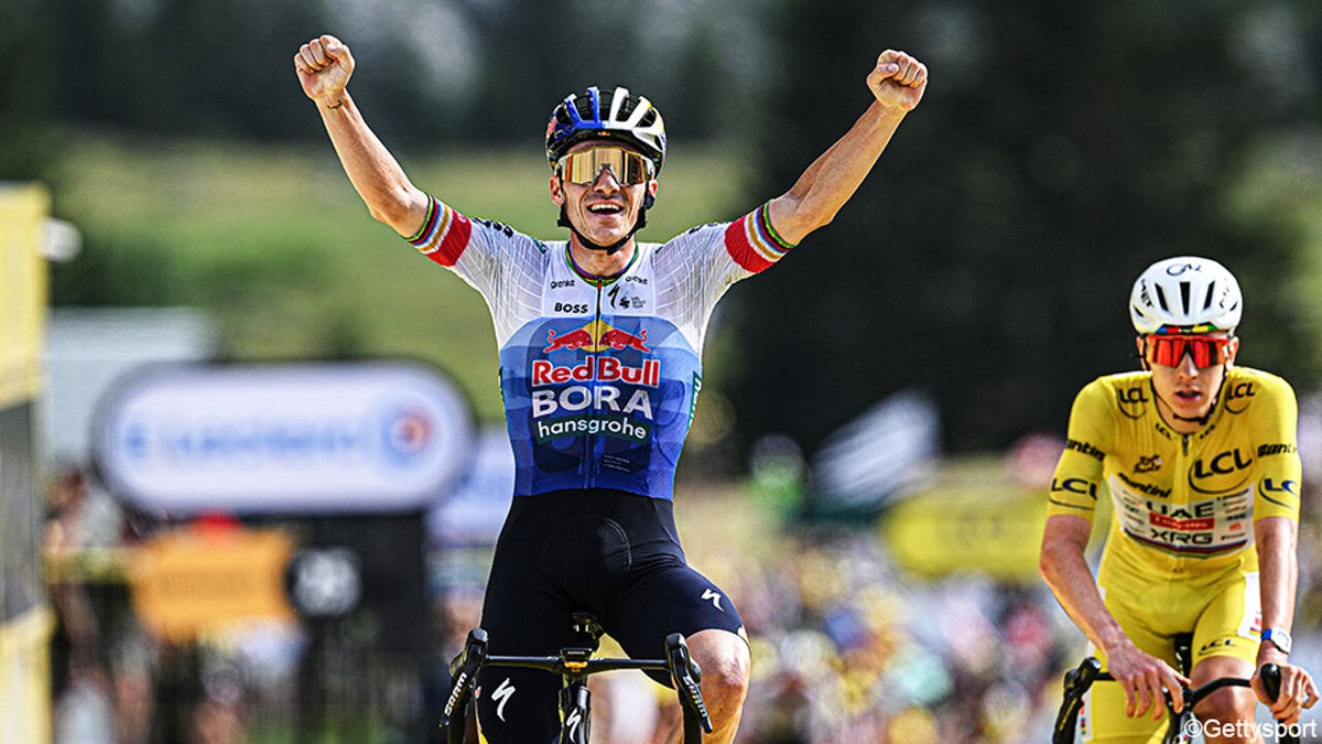 Remco Evenepoel excelleert bergop en versiert ultieme bekroning met ritwinst, luxeknecht Tadej Pogacar verliest sprintje