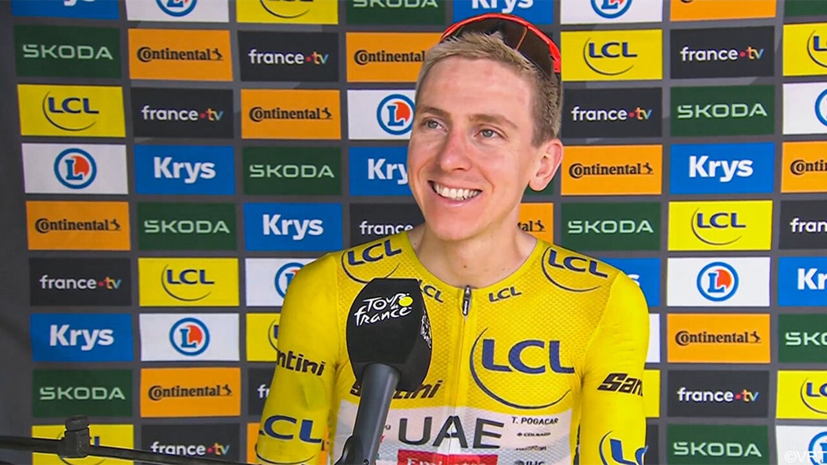 Tadej Pogacar steunt "vriend" Jonas Vingegaard en prijst "raket" Remco Evenepoel: "Hij wordt nog een pain in the ass"