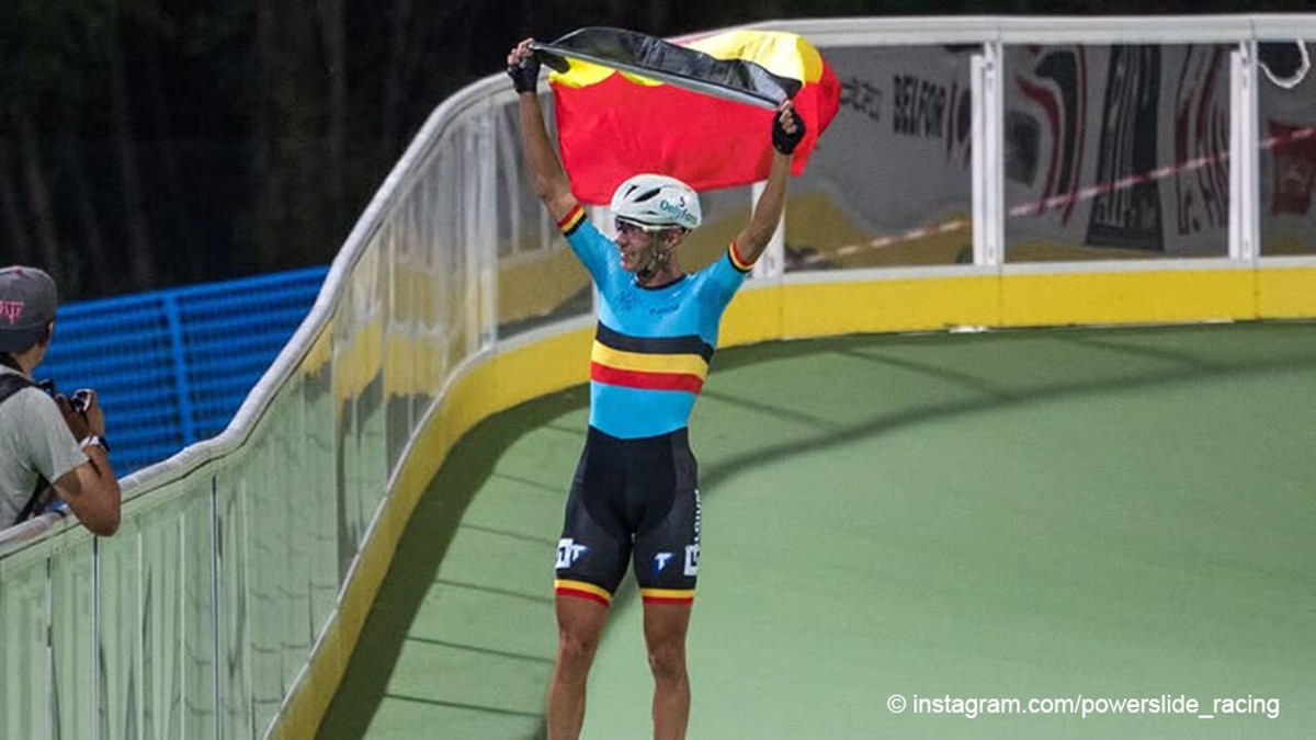 Derde keer prijs voor Bart Swings: ook op de kilometer is de Belg de beste op het EK skeeleren