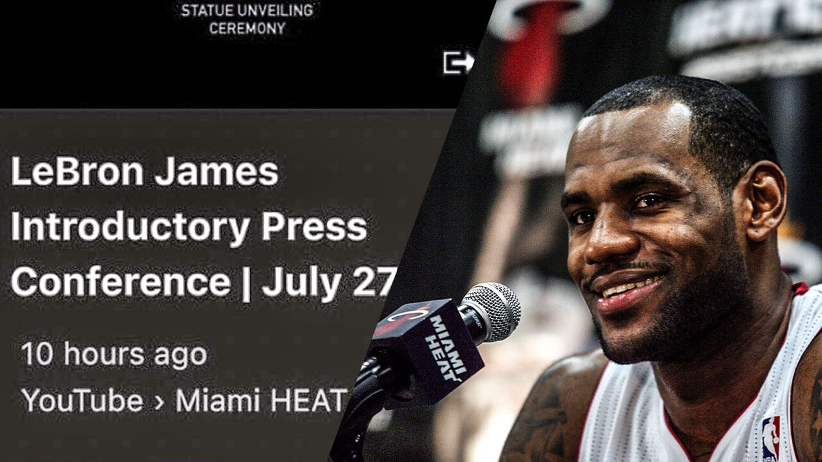 "Foutje" op YouTube intrigeert NBA-fans: verklapt verwijderde video van persconferentie nieuwe club van LeBron James?