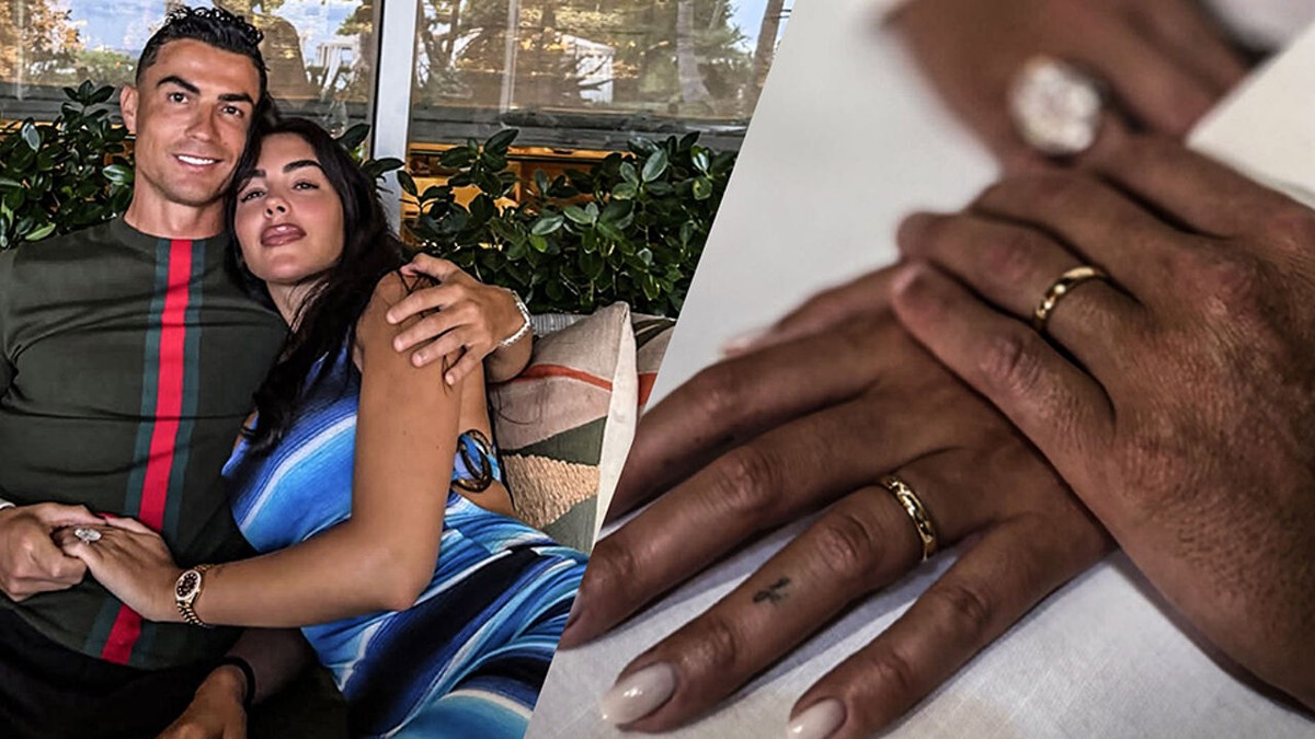 En nu voor echt! Cristiano Ronaldo en Georgina zijn dan toch 'in besloten kring' in het huwelijksbootje gestapt