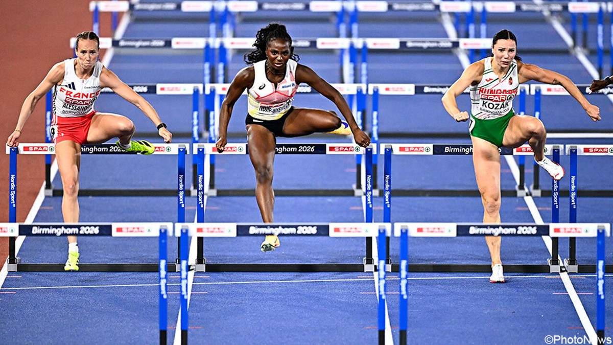 Dag 2 EK atletiek: Ndjip-Nyemeck 7e in finale 100 meter horden, krampen verpesten historische finale voor Verherstraeten