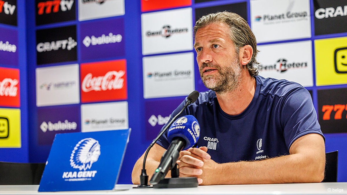 "Ze scoren zeer makkelijk": Gent-coach De Mil eist lef van zijn elftal en weigert te speculeren tegen Göteborg
