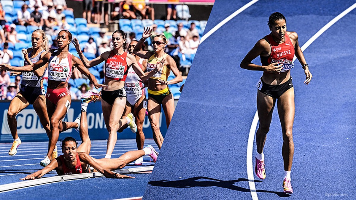 "Het is toch niet waar!": Zwitsers fenomeen Audrey Werro valt hard op 800 meter, maar wordt opgevist voor finale