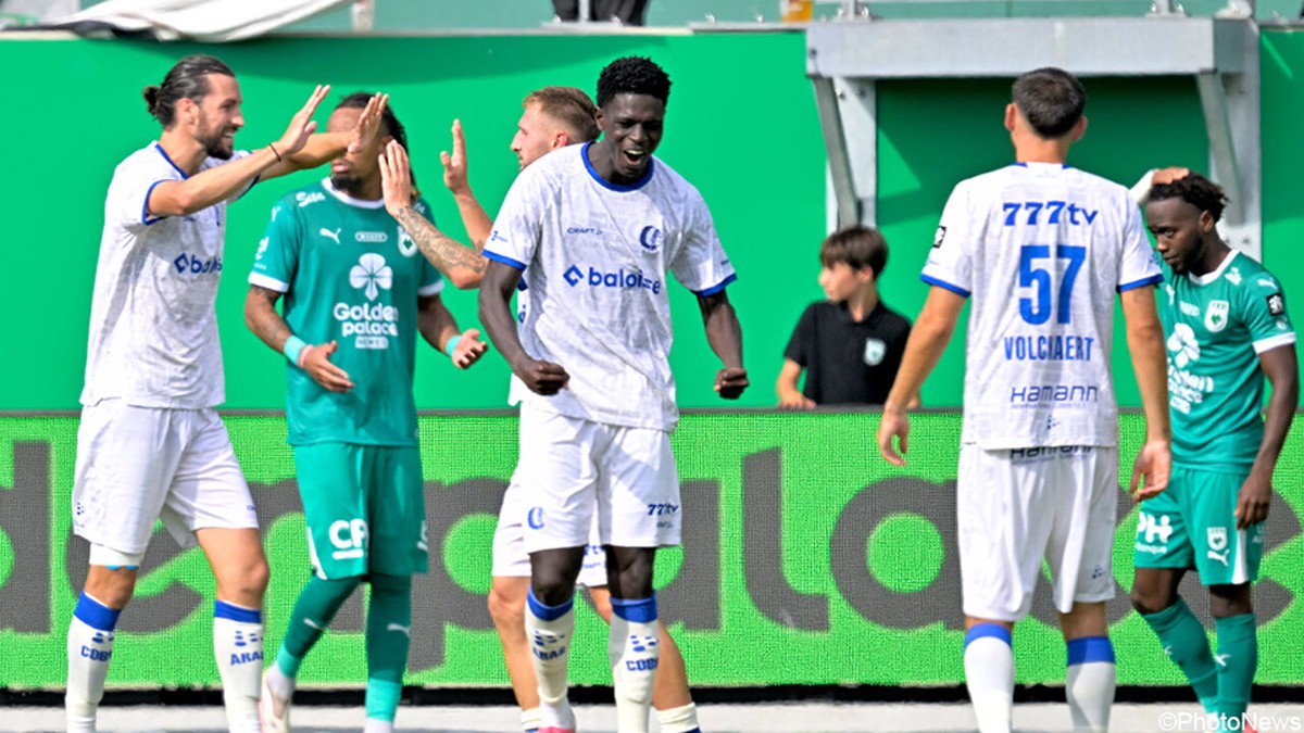 Dankzij doelpunt na 10 seconden in de tweede helft: zwoegend AA Gent draait vroege achterstand om in La Louvière