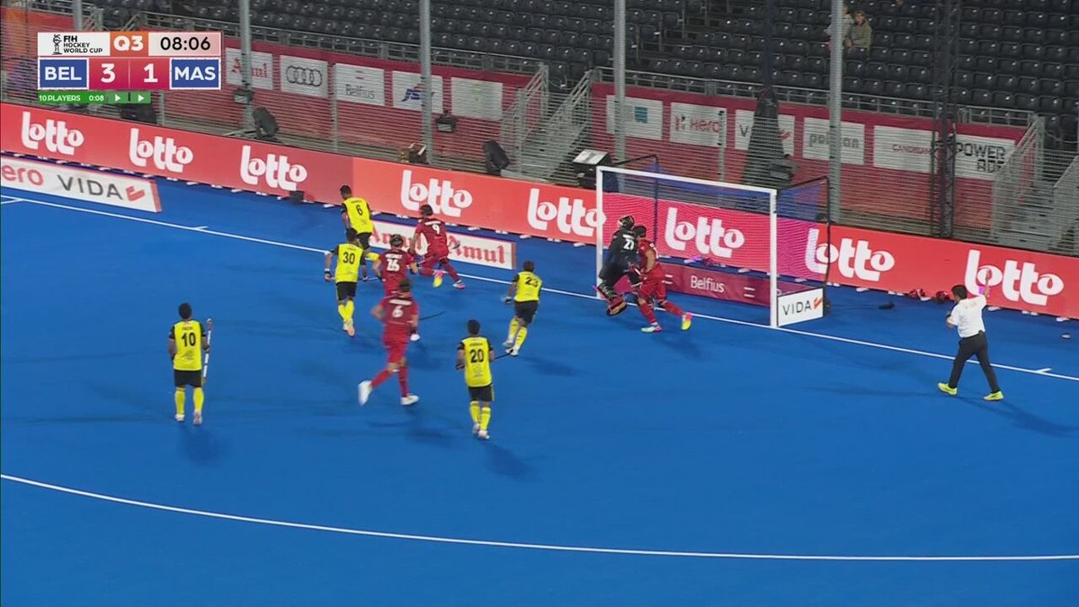 VIDEO - Dat ging niet van een leien dakje! bekijk de 8 goals uit België - Maleisië op het WK hockey