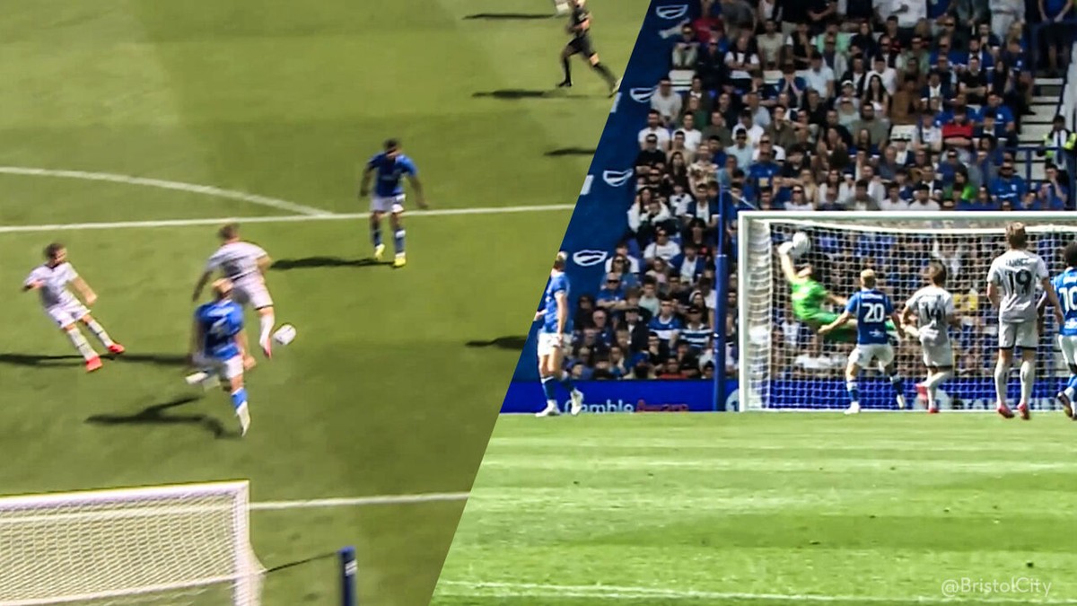 Is de goal van het seizoen al gemaakt? 21-jarige Engelsman gaat wereld rond met fenomenale hakbal