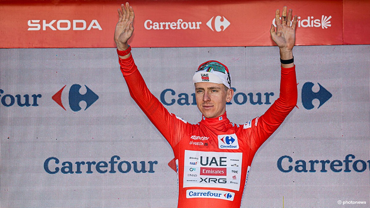 Tadej Pogacar steviger in het rood en Jarno Widar nét geen beste jongere: dit zijn de klassementen in de Vuelta