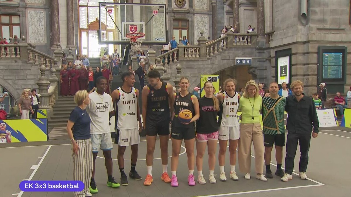 VIDEO - Antwerpse binnenstad wordt decor voor EK 3x3 basketbal: "Krijg weer kippenvel"