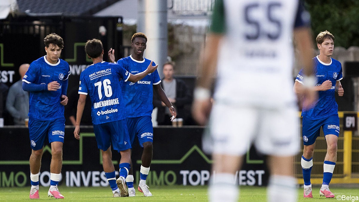 Abrupt einde van de wittebroodsweken: Jong KAA Gent zet Hasselt met de voetjes op de grond