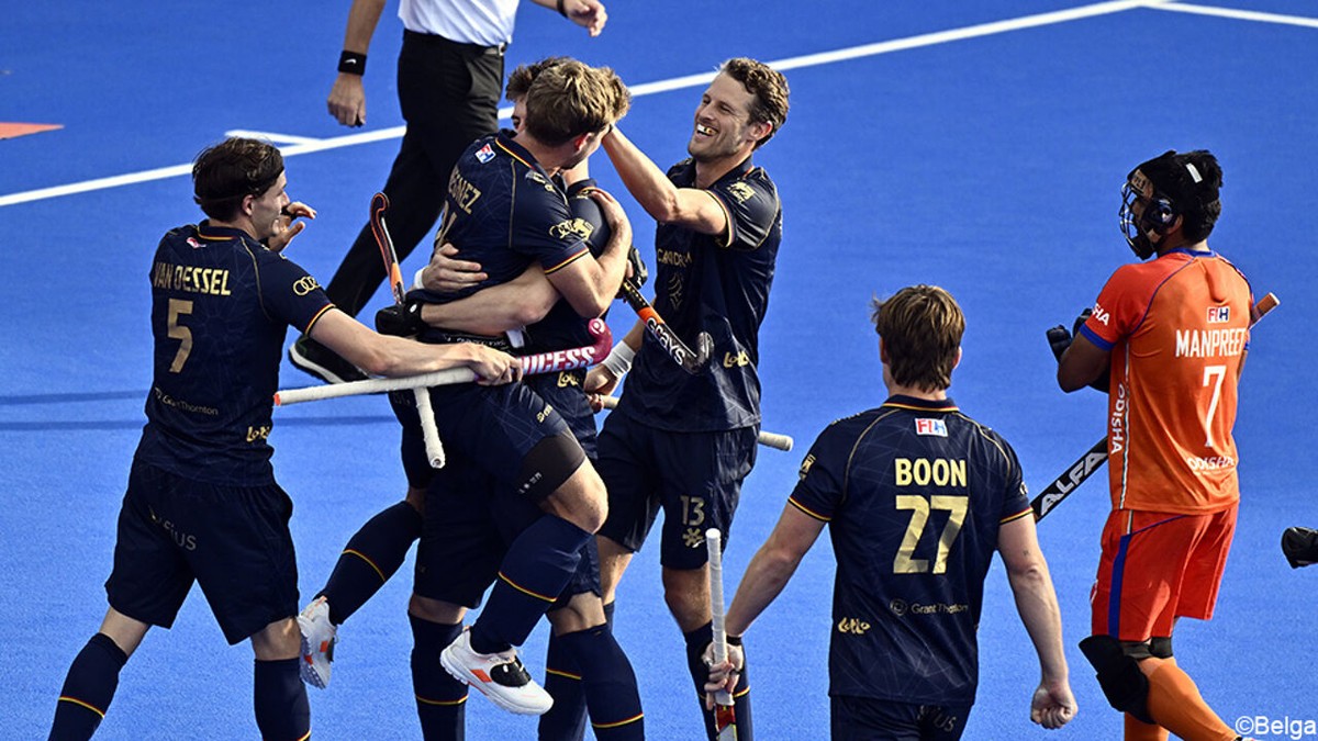 Het WK toch nog met goed gevoel afgesloten, al hadden ze shoot-outs nodig: Red Lions winnen van India en worden zevende