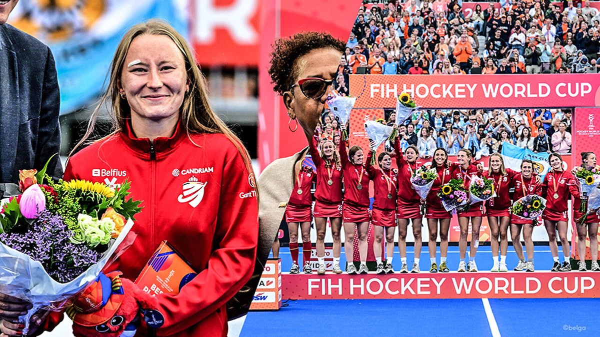 Met Charlotte Englebert als MVP: Red Panthers bouwen feestje bij podiumceremonie (en delen mee in Argentijnse vreugde)