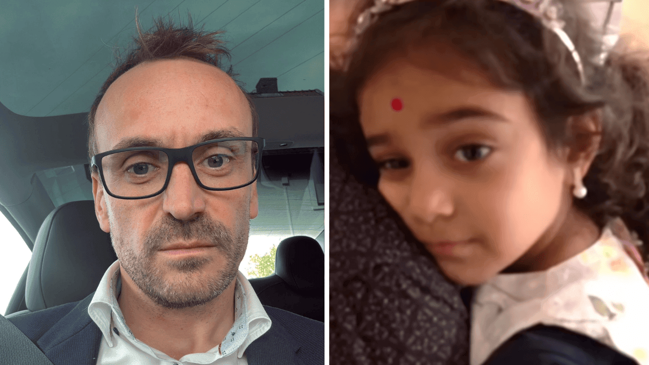 “Ze heeft mijn kind ontvoerd”: vader van Raïa (6) vraagt hulp van premier De Wever die India bezoekt