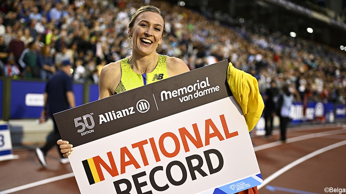 Paulien Couckuyt snelt opnieuw naar Belgisch record op 400 meter horden, maar droomt van meer: "Het voelt heel dichtbij"
