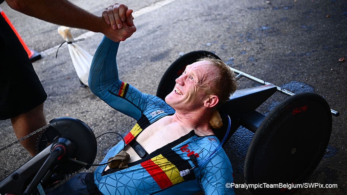 Marvin Odent bezorgt België GOUD op WK G-wielrennen, titelverdediger Tim Celen strandt op amper 6 tienden van brons