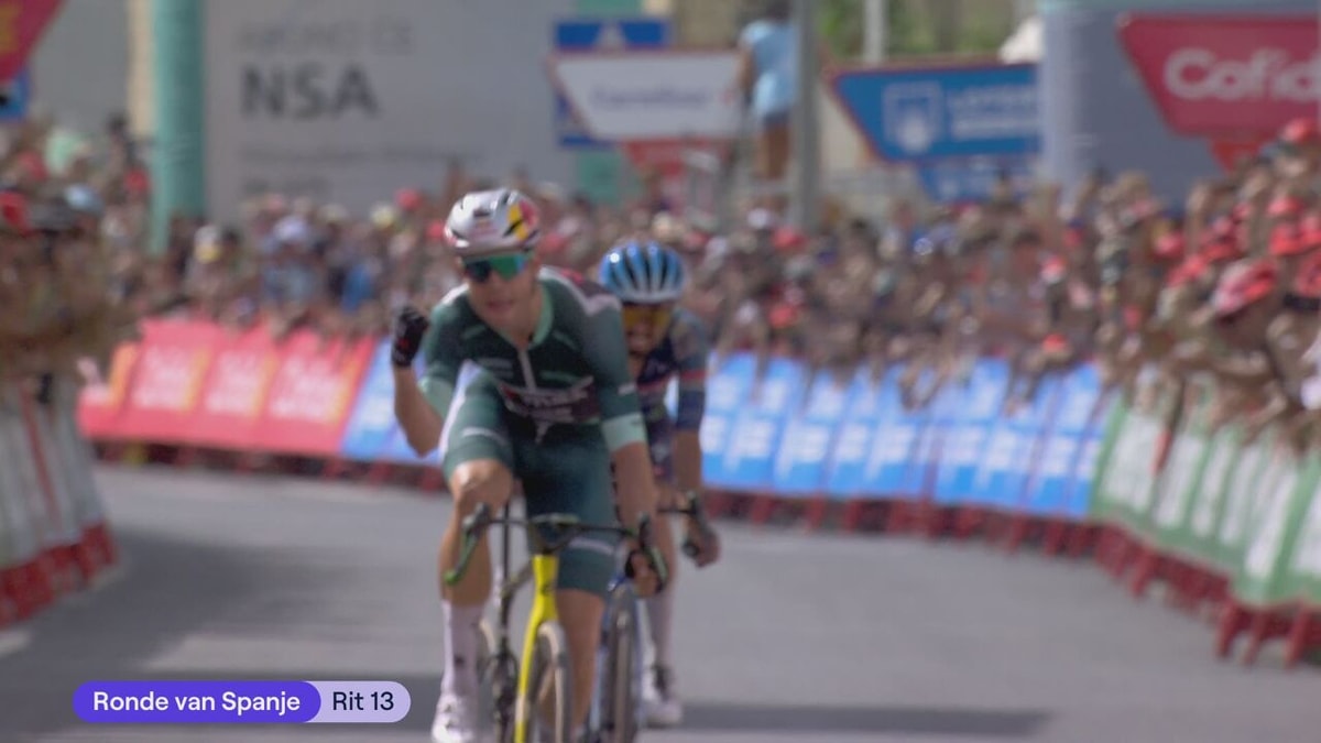 Van Aert opent zijn rekening in deze Vuelta