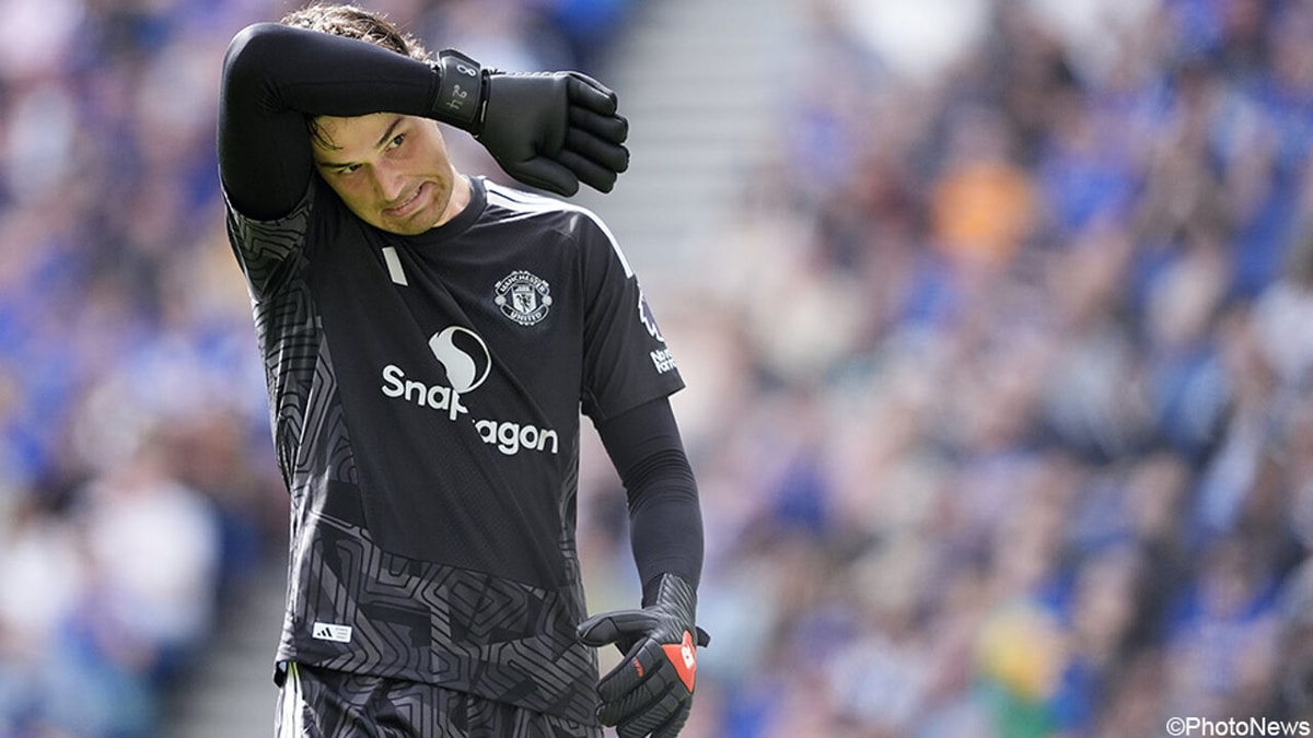 Hij kon er alleen maar naar kijken: door pareltje in minuut 96 moeten Lammens en United genoegen nemen met punt bij Everton
