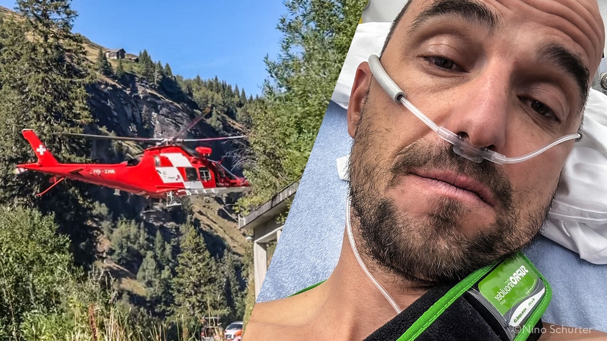 "Pensioen is gevaarlijk": mountainbikelegende Nino Schurter geëvacueerd uit bergen na val met ... step