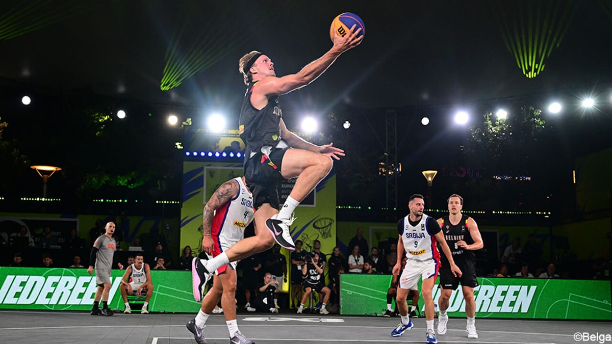 3x3 Belgian Lions laten nummer 1 Servië even zweten, maar grijpen nipt naast stunt op EK