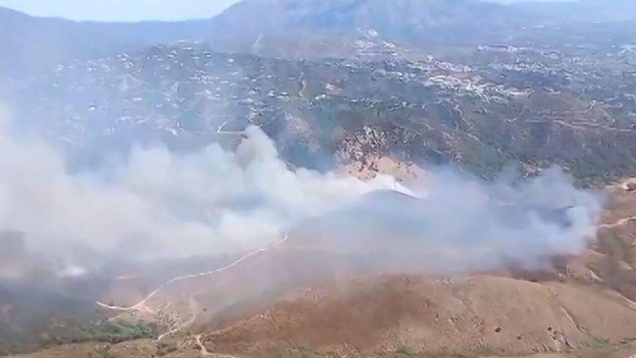 Drie gewonden bij bosbrand in de buurt van Spaanse Costa del Sol