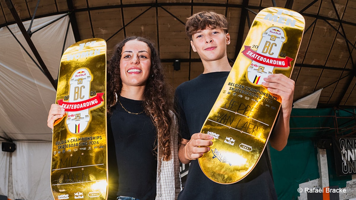 Mila Coolen blijft de referentie, Jeppe Van Laer grijpt zijn eerste nationale skateboardtitel