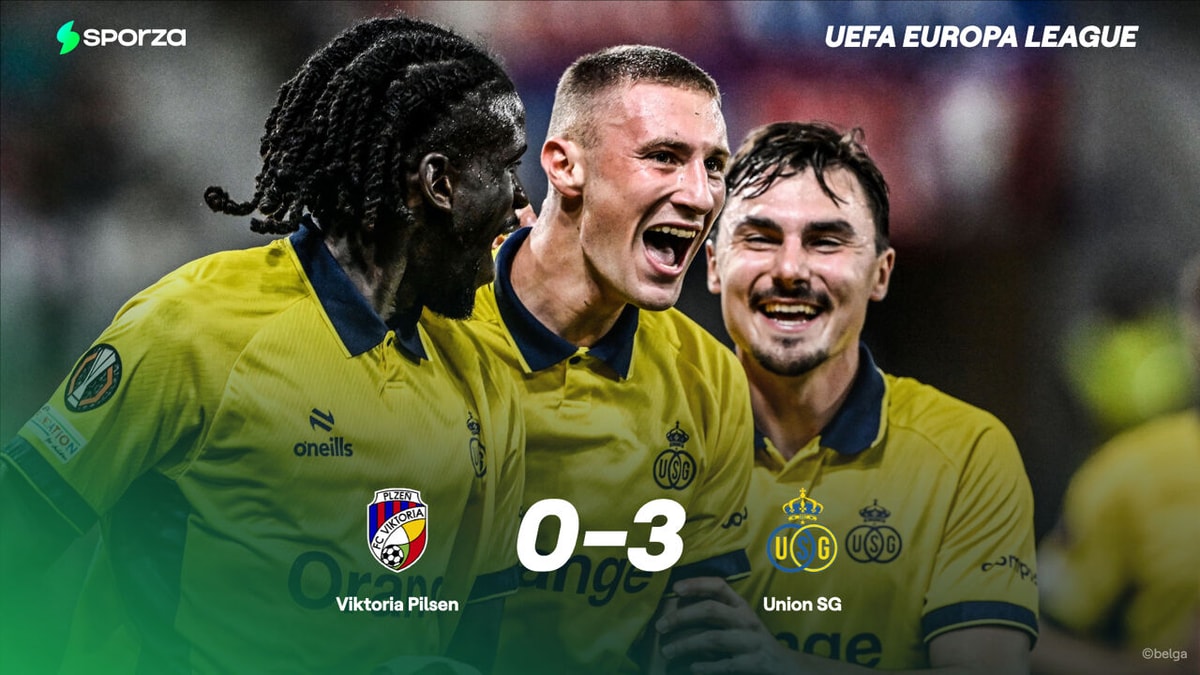 Bekijk een ruime samenvatting van Viktoria Pilsen - Union (0-3)