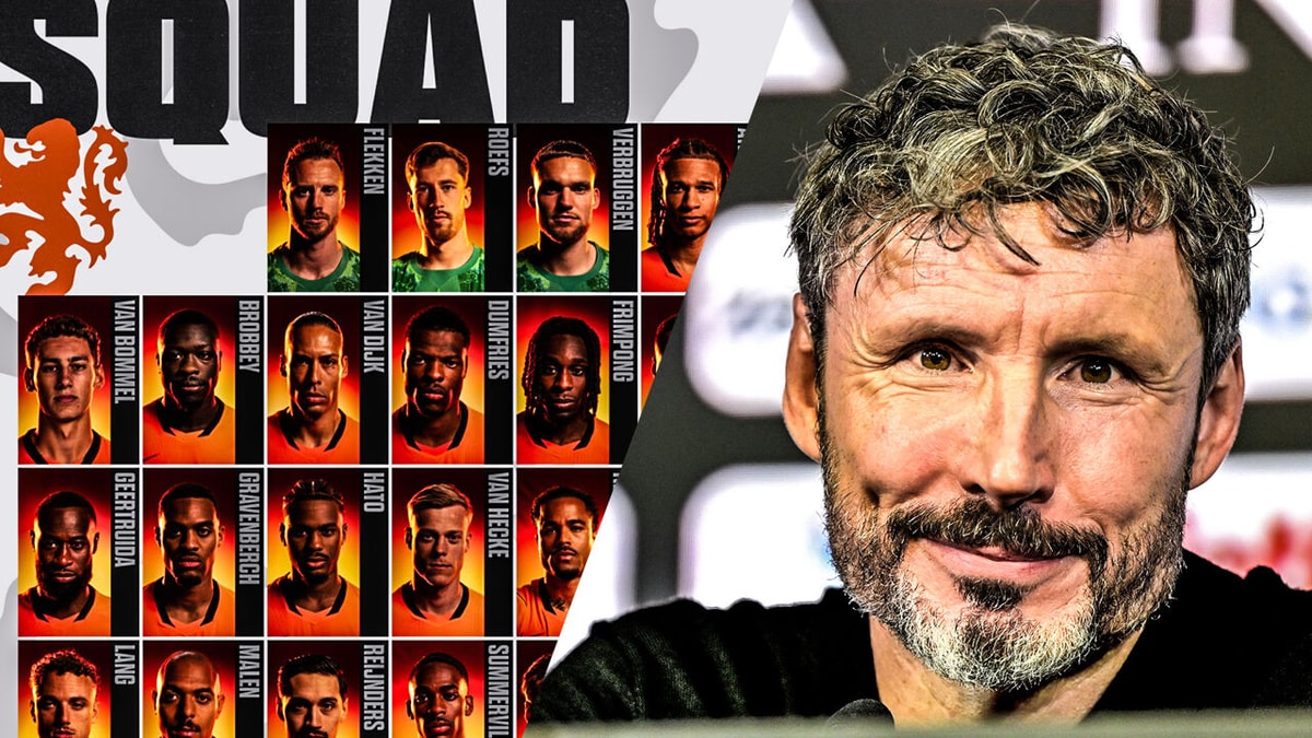 "Is die selectie al bekend?": bondscoach Mark van Bommel hoort tijdens persbabbel dat zijn zoon bij Oranje zit