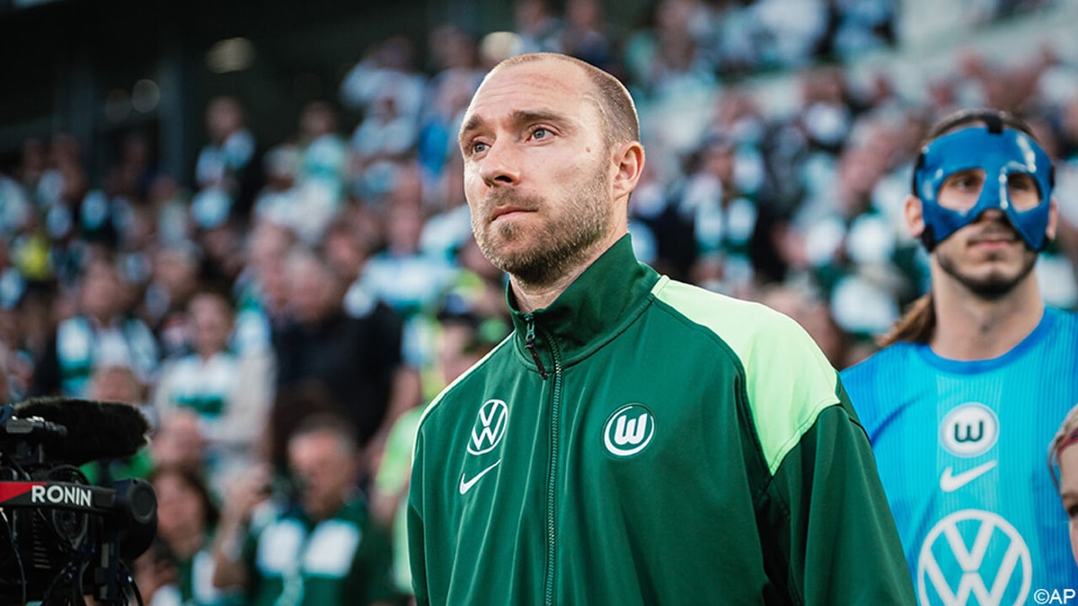 4 maanden nadat hij opnieuw in elkaar is gezakt, neemt Christian Eriksen afscheid van Wolfsburg