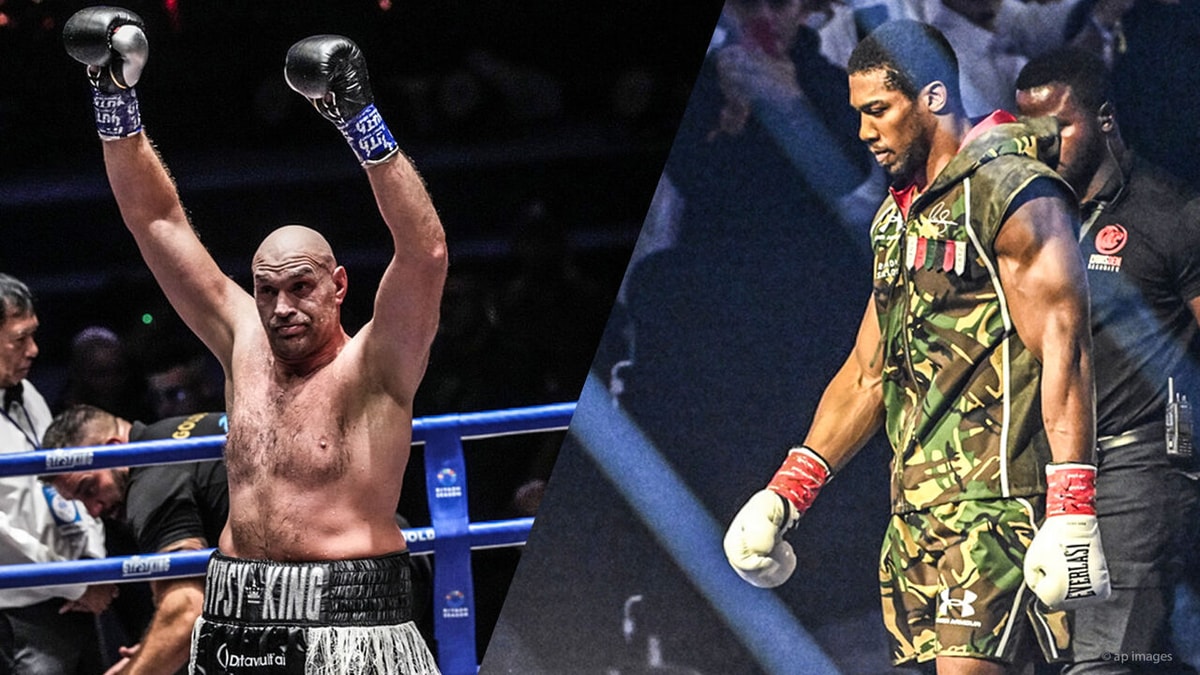 De langverwachte kamp komt er dan toch: Tyson Fury en Anthony Joshua vechten in december Brits robbertje uit