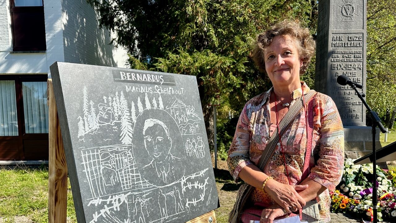 Voormalig nieuwsanker Sigrid Spruyt herdenkt achter-achterneef die stierf als verzetstrijder enkele uren voor de bevrijding