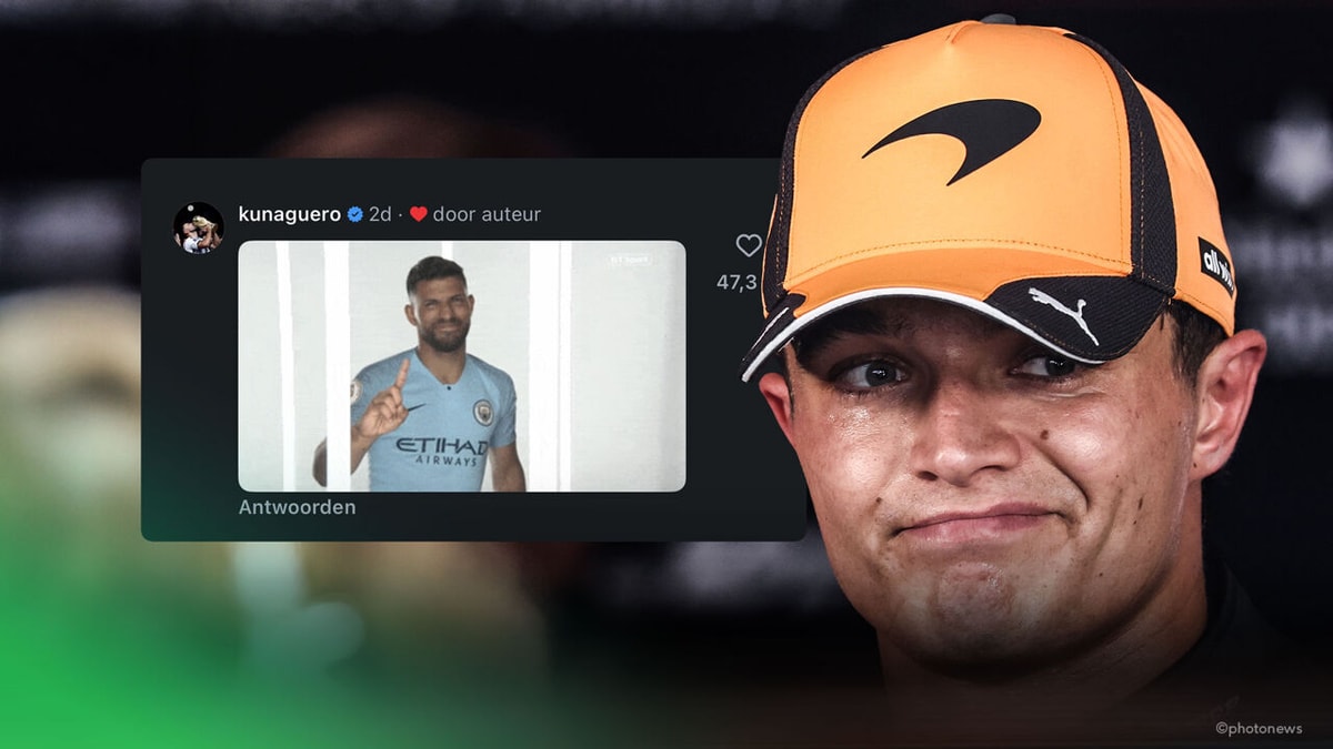 Oude post ontplofte plots (mede door Sergio Agüero): Norris overspoeld met Argentijnse haatberichten na clash met Colapinto
