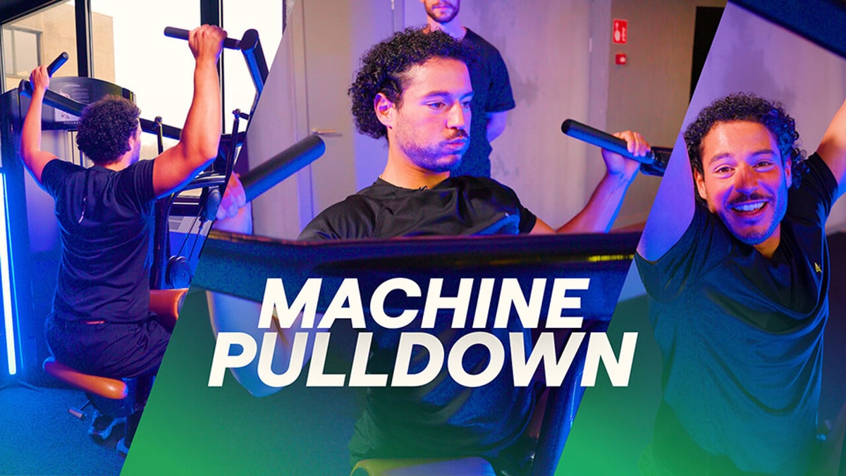 "Je wil vooral je brede rugspier activeren": Ilias probeert de machine pulldown uit voor IN FORM