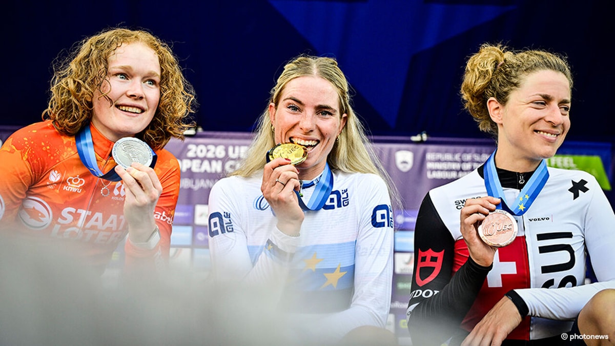 VIDEO - Topfavoriete Demi Vollering pakt week na wereldtitel nu ook de Europese titel