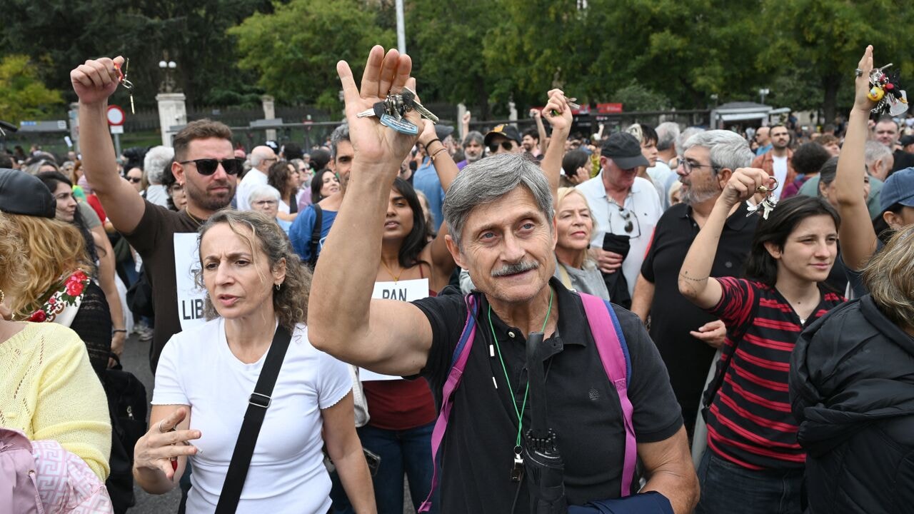 Opnieuw vele tienduizenden mensen op straat in Madrid, ook in tientallen andere steden protest tegen woningnood