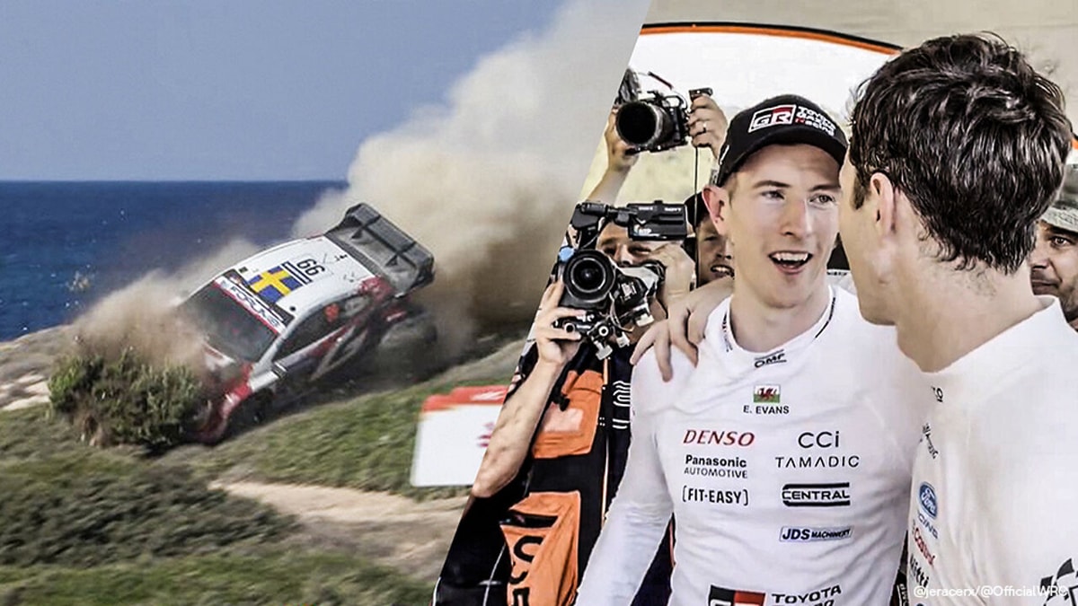 Titelstrijd in rally krijgt spectaculaire ontknoping: Elfyn Evans is wereldkampioen na crash van Solberg in laatste bochten