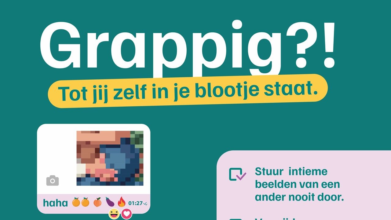 "Tot jij zelf in je blootje staat": nieuwe campagne wil actie tegen digitaal seksueel geweld stimuleren
