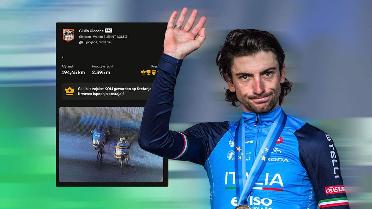 "Ik blijf iets zien dat niet te rijmen is met de uitslag": Giulio Ciccone trekt EK-finishfoto in twijfel in lang betoog