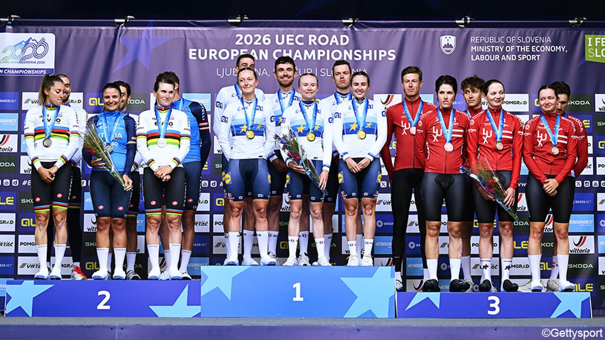 Frankrijk troeft Italië af op EK mixed relay, steile pukkel eist hoofdrol op