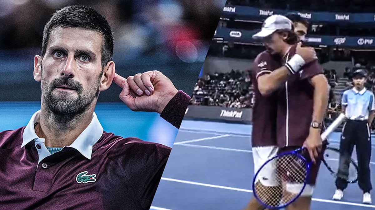 Vreugde na een vreemde week: Djokovic weet weer wat winnen is in 'zijn' Peking na opgave De Minaur