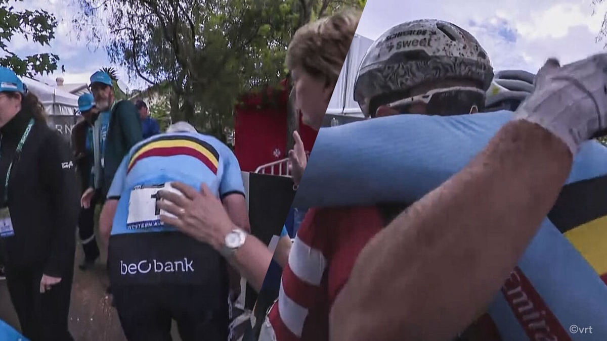 "F*ck!": Florian Vermeersch schreeuwt het uit na de finish en feliciteert dan winnaar, die hij "aan de foute kant wilde passeren"