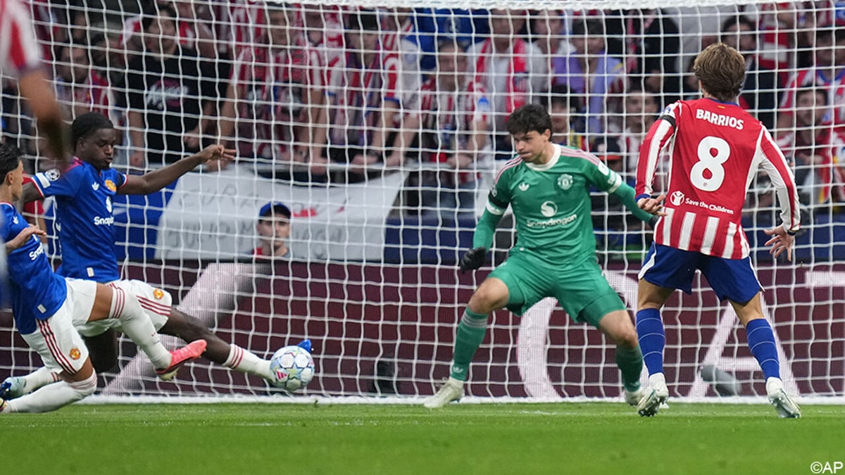 Na 49 seconden was Senne Lammens al geklopt: ziek Manchester United verliest bij Atletico Madrid, wat met Carrick?
